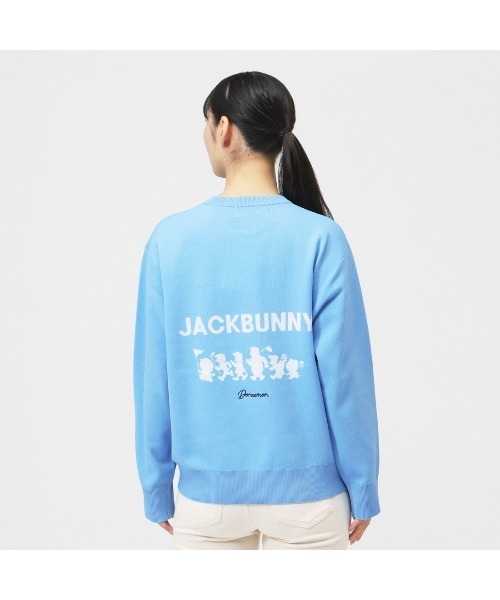 ALPEN / SPORTS DEPO SELECT（アルペンスポーツデポセレクト）の「ジャックバニー  【ドラえもん】ダブルJQ クルーネックニット（ニット/セーター・レディース・ブルー/ネイビー・M/L/S）」の3枚目の写真