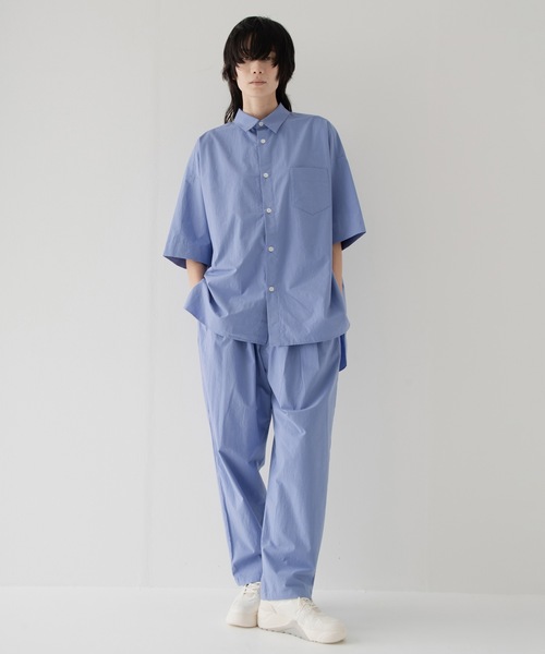 RYU(リュー)の「Omi-zarashi easy slacks(その他パンツ・メンズ・サックスブルー/スミクロ・1/3/4)」の20枚目の写真