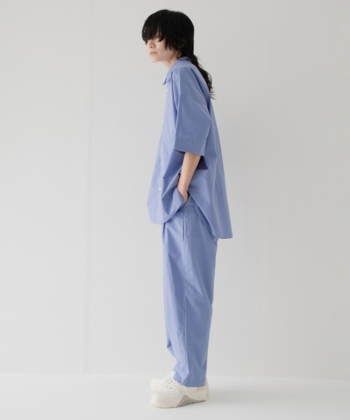 RYU(リュー)の「Omi-zarashi easy slacks(その他パンツ・メンズ・サックスブルー/スミクロ・1/3/4)」の21枚目の写真