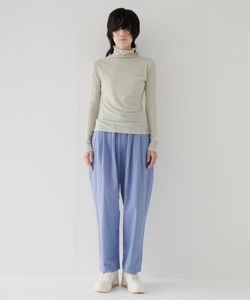 RYU(リュー)の「Omi-zarashi easy slacks(その他パンツ・メンズ・サックスブルー/スミクロ・1/3/4)」の12枚目の写真