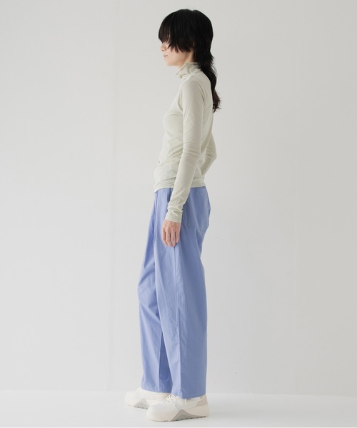 RYU(リュー)の「Omi-zarashi easy slacks(その他パンツ・メンズ・サックスブルー/スミクロ・1/3/4)」の14枚目の写真