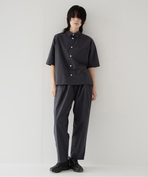 RYU(リュー)の「Omi-zarashi easy slacks(その他パンツ・メンズ・サックスブルー/スミクロ・1/3/4)」の6枚目の写真