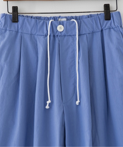 RYU(リュー)の「Omi-zarashi easy slacks(その他パンツ・メンズ・サックスブルー/スミクロ・1/3/4)」の4枚目の写真