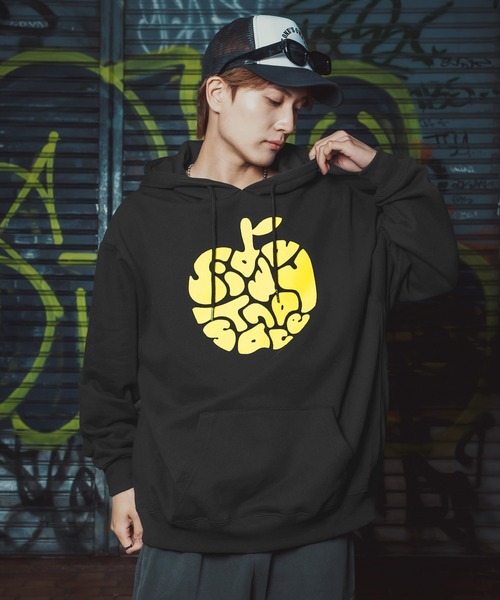 improves(インプローブス)の「【SIDEWAY STANCE】 タイポアップル 裏毛 プルパーカー(パーカー・メンズ・スカイブルー/ミント/パープル/オレンジ/イエロー/ピンク/レッド/ホワイト・SMALL/MEDIUM/LARGE/X-LARGE)」の19枚目の写真