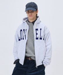 NOHANT（ノアン）の「LONELY/LOVELY FELT HOODIE ZIP-UP ASH GRAY（パーカー）」