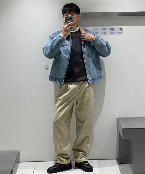 MUSINSA STANDARD（ムシンサスタンダード）の「リラックスドピグメントシャツ [パープルグレー]（シャツ/ブラウス・メンズ・その他・MEDIUM/LARGE/X-LARGE/XX-LARGE）」の6枚目の写真