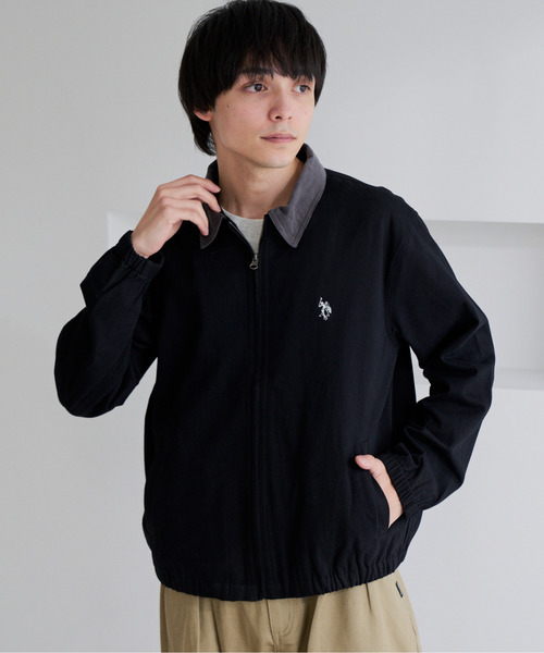 U.S. POLO ASSN.(ユーエスポロアッスン)の「【U.S. POLO ASSN.】ツイル バイカラー スイングトップ ジャケット(ミリタリージャケット・メンズ・サンドベージュ/ブラック・M)」の15枚目の写真