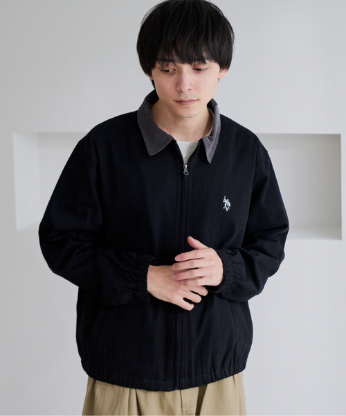 U.S. POLO ASSN.(ユーエスポロアッスン)の「【U.S. POLO ASSN.】ツイル バイカラー スイングトップ ジャケット(ミリタリージャケット・メンズ・サンドベージュ/ブラック・M)」の16枚目の写真