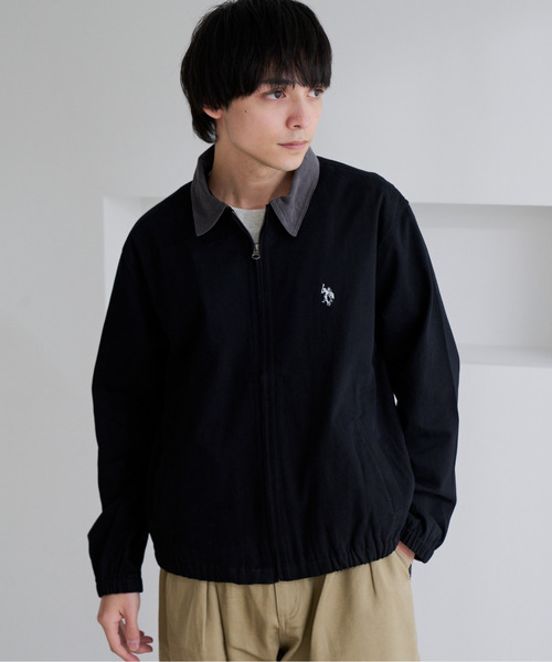 U.S. POLO ASSN.(ユーエスポロアッスン)の「【U.S. POLO ASSN.】ツイル バイカラー スイングトップ ジャケット(ミリタリージャケット・メンズ・サンドベージュ/ブラック・M)」の17枚目の写真