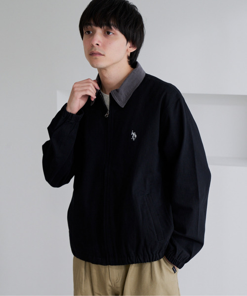 U.S. POLO ASSN.(ユーエスポロアッスン)の「【U.S. POLO ASSN.】ツイル バイカラー スイングトップ ジャケット(ミリタリージャケット・メンズ・サンドベージュ/ブラック・M)」の18枚目の写真