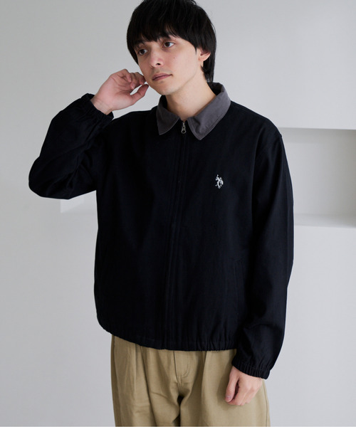 U.S. POLO ASSN.(ユーエスポロアッスン)の「【U.S. POLO ASSN.】ツイル バイカラー スイングトップ ジャケット(ミリタリージャケット・メンズ・サンドベージュ/ブラック・M)」の21枚目の写真