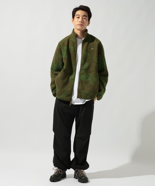 New Balance(ニューバランス)】ハイパイル プリンテッド ジャケット