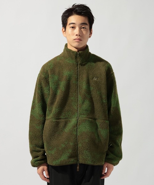 New Balance(ニューバランス)】ハイパイル プリンテッド ジャケット