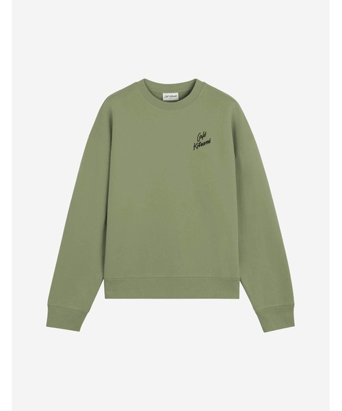 Maison Kitsune（メゾンキツネ）の「CAFE KITSUNE  RELAX SWEATSHIRT（スウェット・メンズ・オリーブドラブ/ブラック/クリーム・S/M/L/XL/XS）」の20枚目の写真