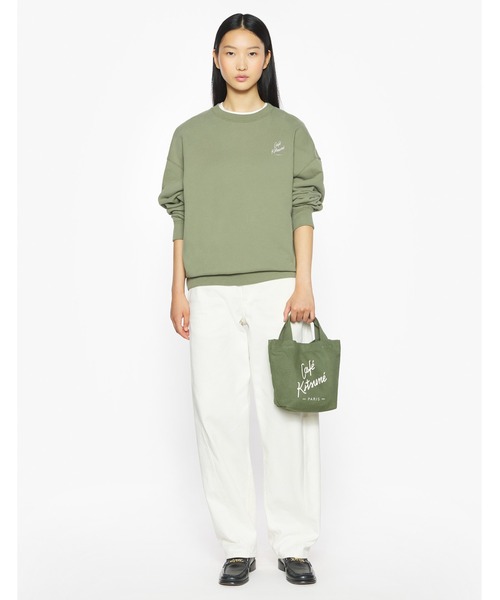 Maison Kitsune（メゾンキツネ）の「CAFE KITSUNE  RELAX SWEATSHIRT（スウェット・メンズ・オリーブドラブ/ブラック/クリーム・S/M/L/XL/XS）」の22枚目の写真
