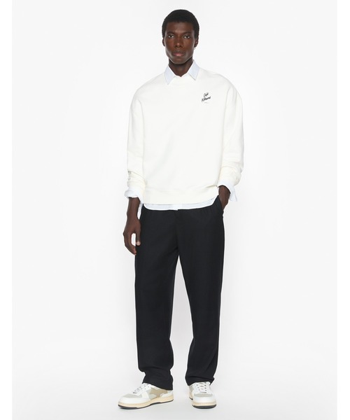 Maison Kitsune（メゾンキツネ）の「CAFE KITSUNE  RELAX SWEATSHIRT（スウェット・メンズ・オリーブドラブ/ブラック/クリーム・S/M/L/XL/XS）」の15枚目の写真