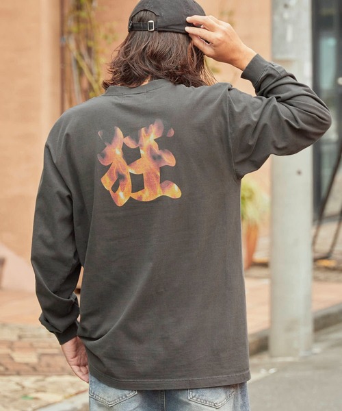 LONELY(論理)/ロンリー 'MAD LONELY' HEAVY OZ LONG SLEEVE クルー