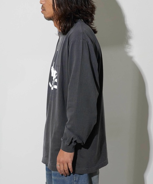 LONELY(論理)/ロンリー 'MAD LONELY' HEAVY OZ LONG SLEEVE クルー