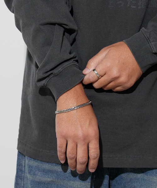 LONELY/論理(ロンリー)の「LONELY(論理)/ロンリー "MAD LONELY" HEAVY OZ LONG SLEEVE クルーネック ピグメント ロンT(Tシャツ/カットソー・メンズ・ブラック・L/XL/XXL)」の12枚目の写真