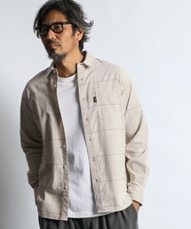 The DUFFER of ST.GEORGE | CORDUROY CHECK SHIRT:コーデュロイ タッターソール チェックシャツ(シャツ/ブラウス)