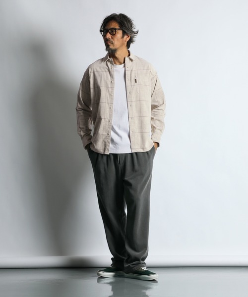 The DUFFER of ST.GEORGE(ザダファーオブセントジョージ)の「CORDUROY CHECK SHIRT:コーデュロイ タッターソール チェックシャツ(シャツ/ブラウス・メンズ・アイボリー/ネイビー・X-LARGE/LARGE/MEDIUM)」の11枚目の写真