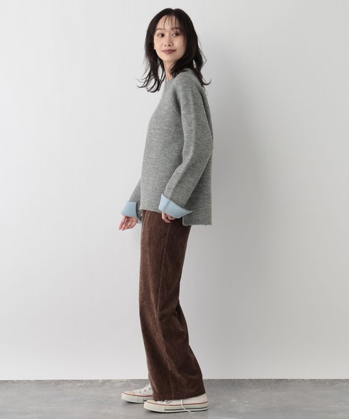 FOUND GOOD（ファウンドグッド）の「WフェイスハイショクニットPO（ニット/セーター・レディース・グレー系5/ブラック/ベージュ/ブラウン系5・S/M/L）」の8枚目の写真