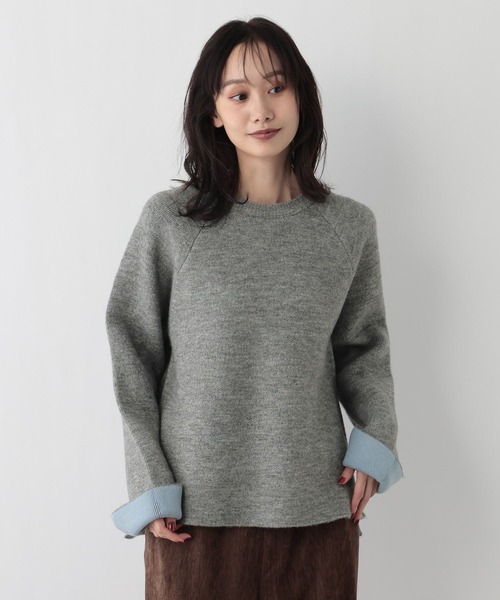 FOUND GOOD（ファウンドグッド）の「WフェイスハイショクニットPO（ニット/セーター・レディース・グレー系5/ブラック/ベージュ/ブラウン系5・S/M/L）」の9枚目の写真