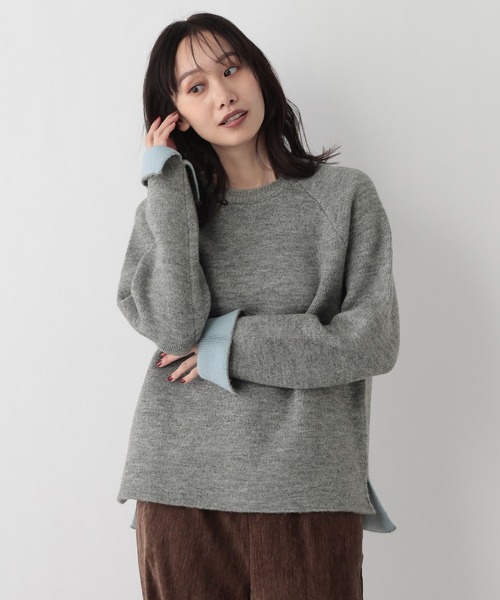 FOUND GOOD（ファウンドグッド）の「WフェイスハイショクニットPO（ニット/セーター・レディース・グレー系5/ブラック/ベージュ/ブラウン系5・S/M/L）」の10枚目の写真