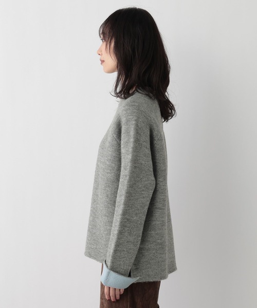 FOUND GOOD（ファウンドグッド）の「WフェイスハイショクニットPO（ニット/セーター・レディース・グレー系5/ブラック/ベージュ/ブラウン系5・S/M/L）」の12枚目の写真