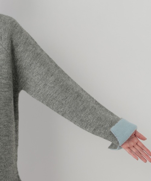 FOUND GOOD（ファウンドグッド）の「WフェイスハイショクニットPO（ニット/セーター・レディース・グレー系5/ブラック/ベージュ/ブラウン系5・S/M/L）」の15枚目の写真