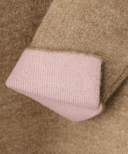 FOUND GOOD（ファウンドグッド）の「WフェイスハイショクニットPO（ニット/セーター・レディース・グレー系5/ブラック/ベージュ/ブラウン系5・S/M/L）」の21枚目の写真