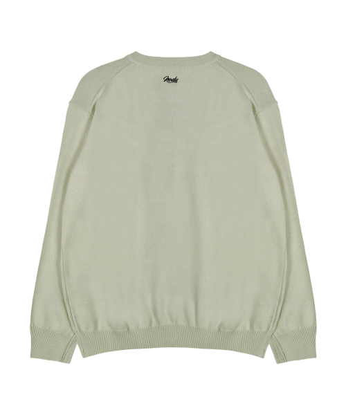 NODU（ノードユー）の「シグネチャーフラワーソフトニット[グリーン]（ニット/セーター・レディース・その他・LARGE/X-LARGE/MEDIUM）」の2枚目の写真