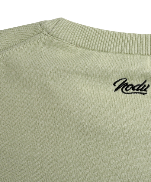 NODU（ノードユー）の「シグネチャーフラワーソフトニット[グリーン]（ニット/セーター・レディース・その他・LARGE/X-LARGE/MEDIUM）」の5枚目の写真