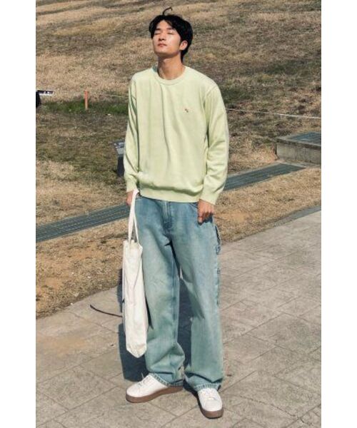 NODU（ノードユー）の「シグネチャーフラワーソフトニット[グリーン]（ニット/セーター・レディース・その他・LARGE/X-LARGE/MEDIUM）」の8枚目の写真
