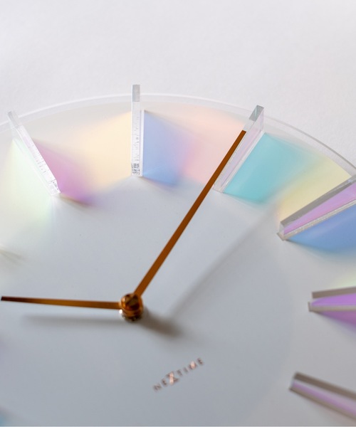 COMMON WARE（コモンウェアー）の「EC:NEXTIME Dickens ネクスタイム  Prism Clock プリズムクロック 掛け時計（掛け時計・レディース・ホワイト・FREE）」の8枚目の写真