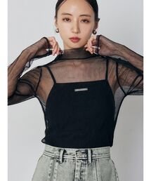 MURUA | ロゴプレートスクエアキャミ(キャミソール)