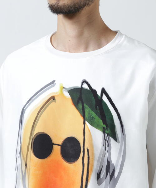 maxsix(マックスシックス)の「maxsix(マックスシックス)JOHN LEMON 3D L/S TEE(Tシャツ/カットソー・メンズ・ホワイト・L/M/S)」の17枚目の写真
