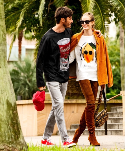 maxsix(マックスシックス)の「maxsix(マックスシックス)JOHN LEMON 3D L/S TEE(Tシャツ/カットソー・メンズ・ホワイト・L/M/S)」の3枚目の写真