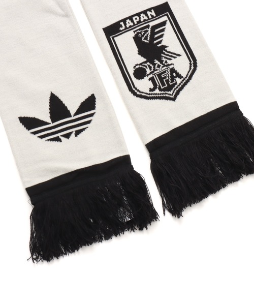 adidas(アディダス)の「adidas サッカー日本代表 SCALF アウェイ(マフラー・メンズ・ホワイト・ONE SIZE)」の2枚目の写真