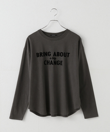 JOURNAL STANDARD（ジャーナルスタンダード）の「ピグメントフロッキーロゴロンT（Tシャツ/カットソー）」