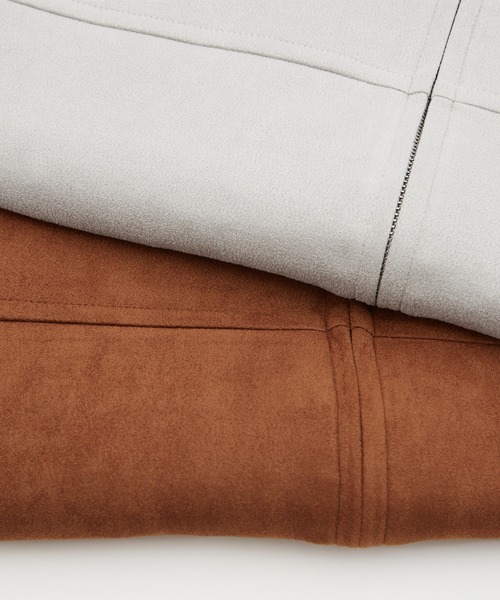 improves（インプローブス）の「カットスエード スイングトップ ジャケット（カバーオール・メンズ・ライトグレー/キャメル・SMALL/MEDIUM/LARGE/X-LARGE）」の12枚目の写真