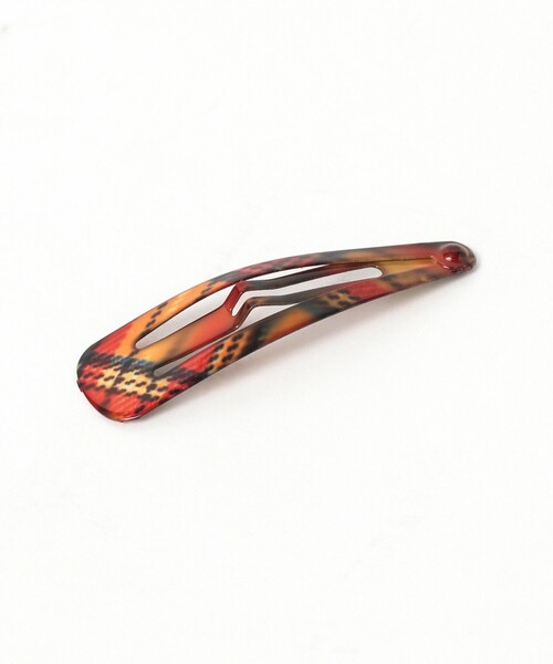 BEAMS BOY（ビームスボーイ）の「チェック柄 ピン 4セット（ヘアピン・レディース・レッド/パープル/オレンジ/グリーン・ONE SIZE）」の6枚目の写真