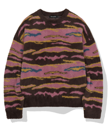 Night Mist Mohair Knit - Brown