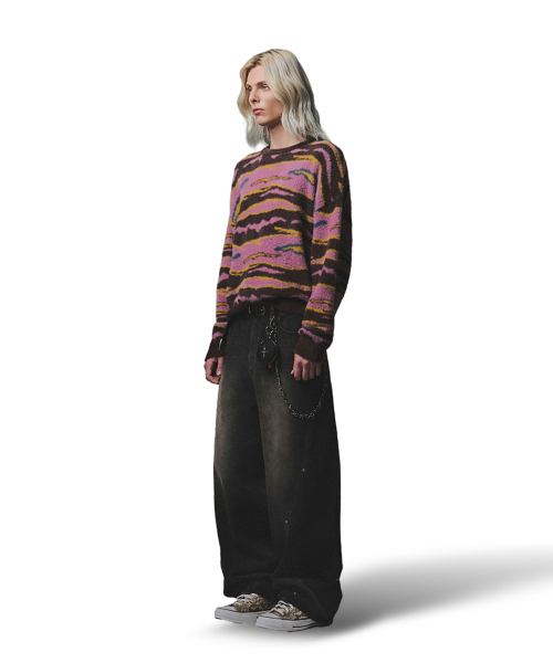 NOT4NERD（ノットフォーナード）の「Night Mist Mohair Knit - Brown（ニット/セーター・レディース・その他・MEDIUM/LARGE/X-LARGE）」の2枚目の写真