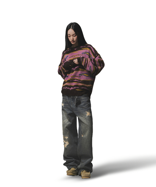NOT4NERD（ノットフォーナード）の「Night Mist Mohair Knit - Brown（ニット/セーター・レディース・その他・MEDIUM/LARGE/X-LARGE）」の7枚目の写真