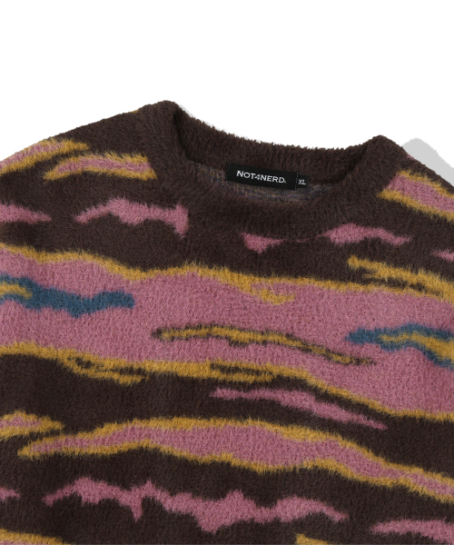 NOT4NERD（ノットフォーナード）の「Night Mist Mohair Knit - Brown（ニット/セーター・レディース・その他・MEDIUM/LARGE/X-LARGE）」の8枚目の写真