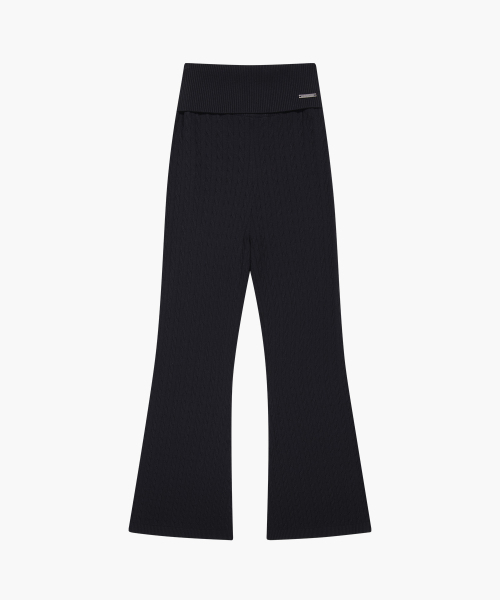 HDEX(エイチデックス)の「ウィメンズケーブルニットブーツカットパンツ(ブラック)(その他パンツ・レディース・ブラック・SMALL/MEDIUM/LARGE)」の2枚目の写真