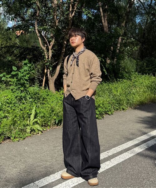 JUAN HOMME(ジュアンオム)の「クロップラウンドネックカーディガン(メランジベージュ)(カーディガン/ボレロ・メンズ・その他・MEDIUM/LARGE)」の17枚目の写真