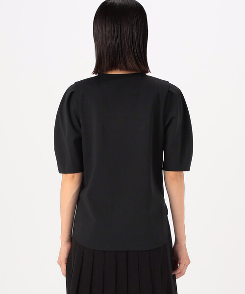COMME CA（コムサ）の「〔 TALLサイズ 〕 ハイコンパクトコットンポンチ プルオーバー（Tシャツ/カットソー・レディース・セージグリーン/オフホワイト・15号/13号）」の9枚目の写真