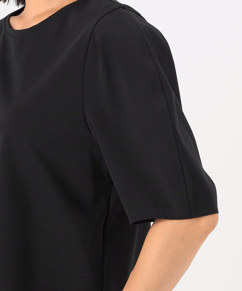 COMME CA（コムサ）の「〔 TALLサイズ 〕 ハイコンパクトコットンポンチ プルオーバー（Tシャツ/カットソー・レディース・セージグリーン/オフホワイト・15号/13号）」の11枚目の写真